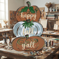 Adult Happy Fall Ya'll Pumpkin Stack Paint & Sip Oct 23rd 6pm-9pm