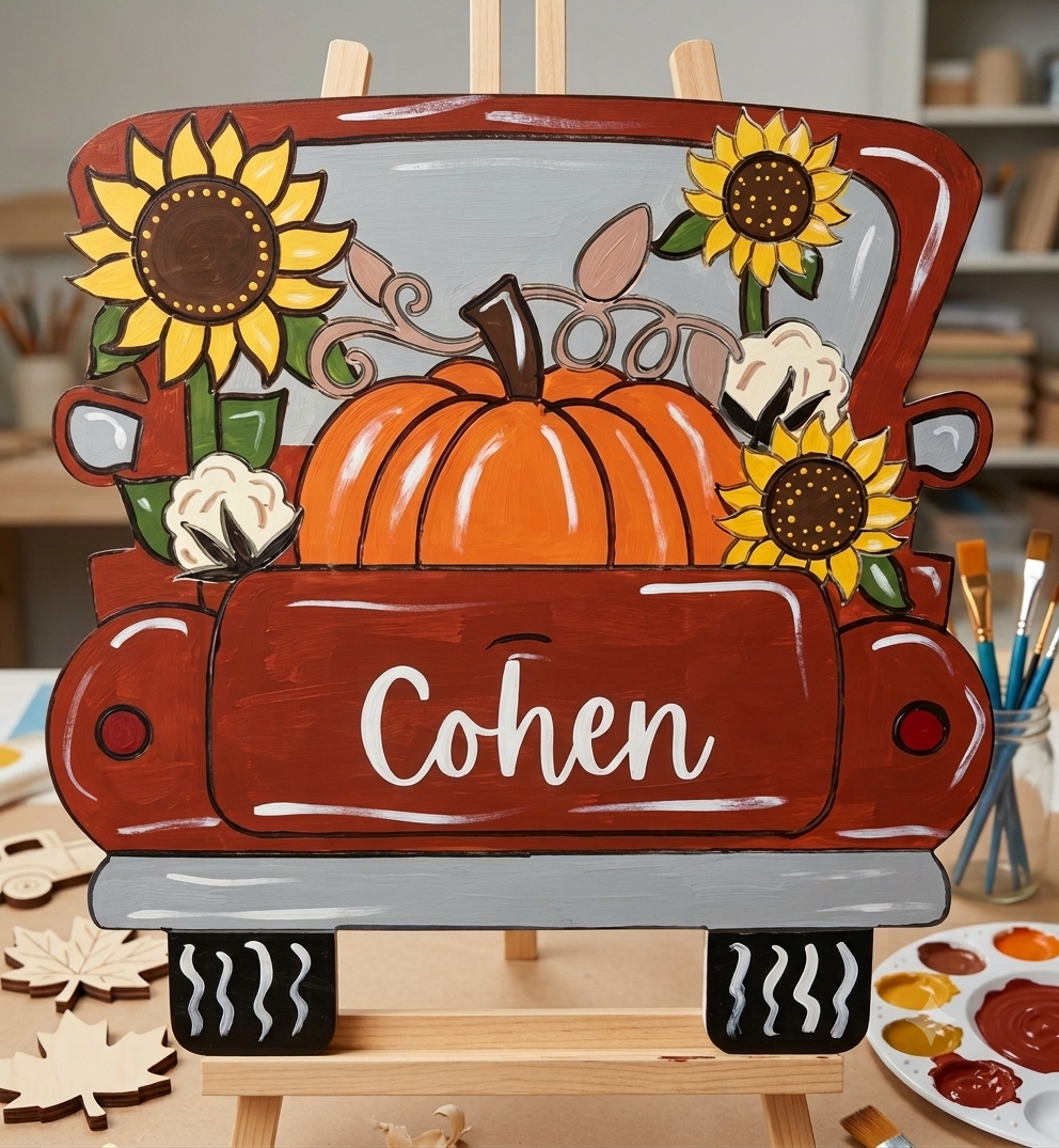 Adult Fall Truck Paint & Sip Oct 2nd 6pm-9pm