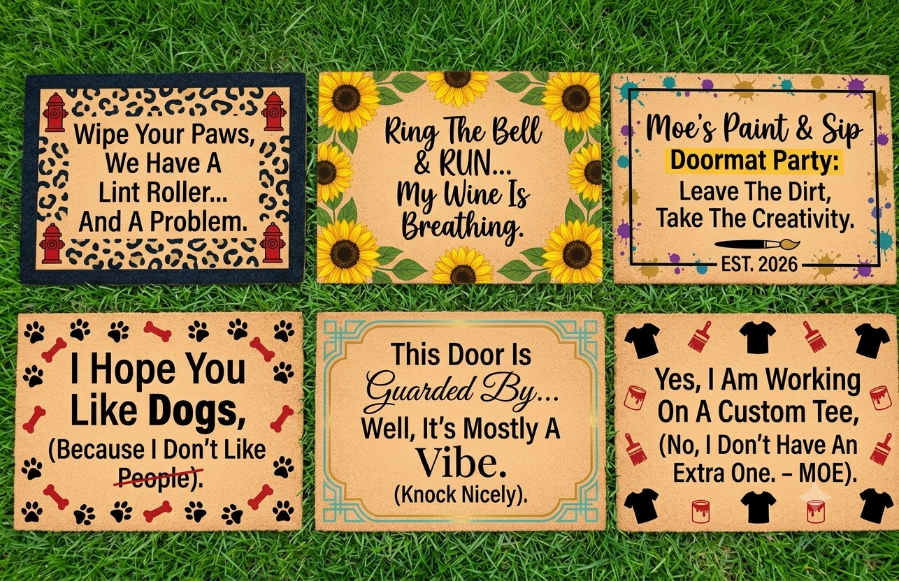 Adult Custom Doormat Paint & Sip Sat Nov 6th 6pm-9pm