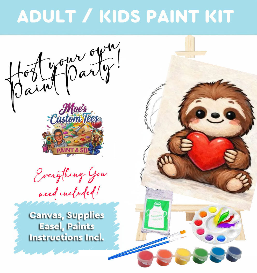 A Love Sloth Paint Kit