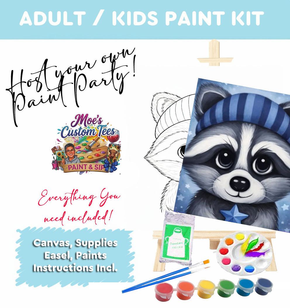 Blue Racoon Paint Kit