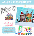 Christmas Kittens Paint Kit