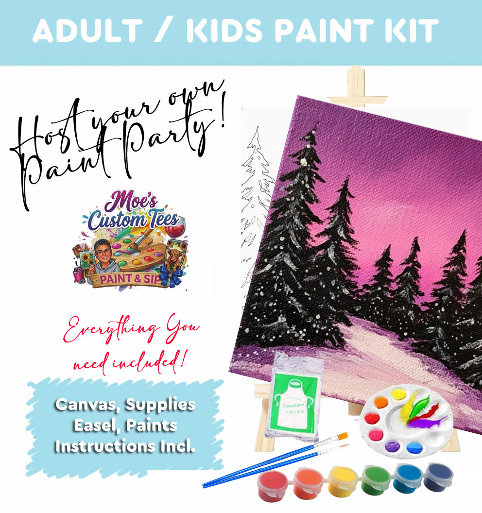 Christmas Trees Paint Kit