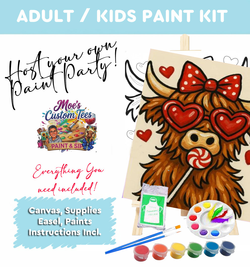 Cow Lolipop Paint Kit