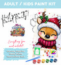 Cute Reindeer Paint Kit