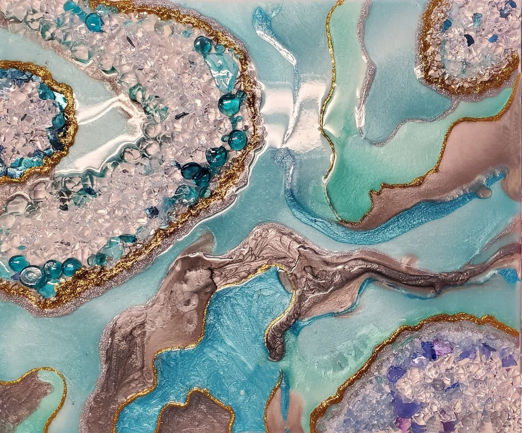 Adult Geode Paint & Sip Sat Sept 26th 6pm-9pm