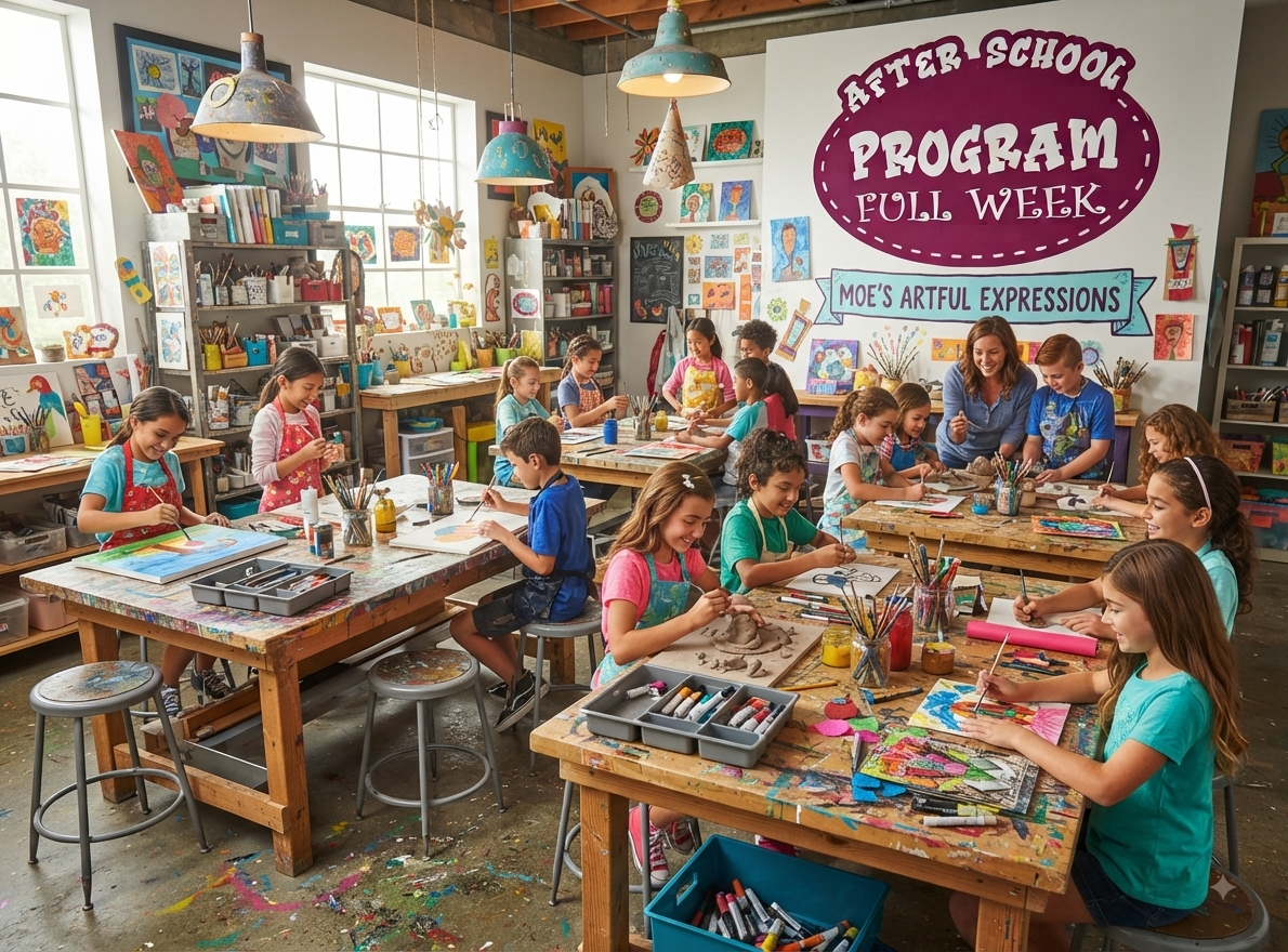 Full Week After School Program at Moe's Artful Expressions