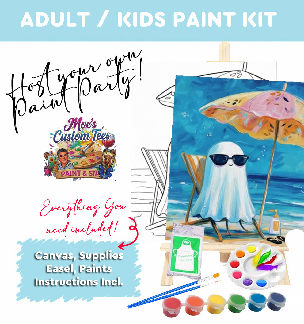 Ghost on the beach Paint Kit