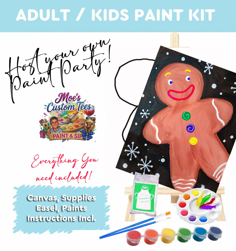 Gingerbread Man Paint Kit