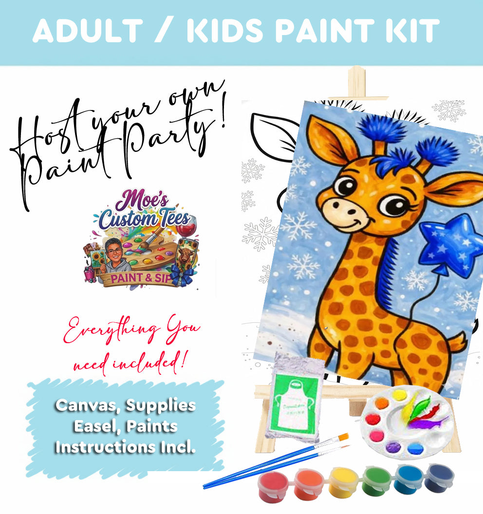 Giraffe Paint Kit