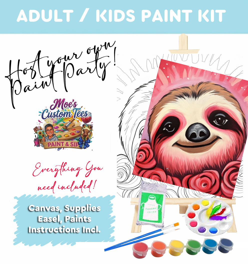 Happy Sloth Paint Kit