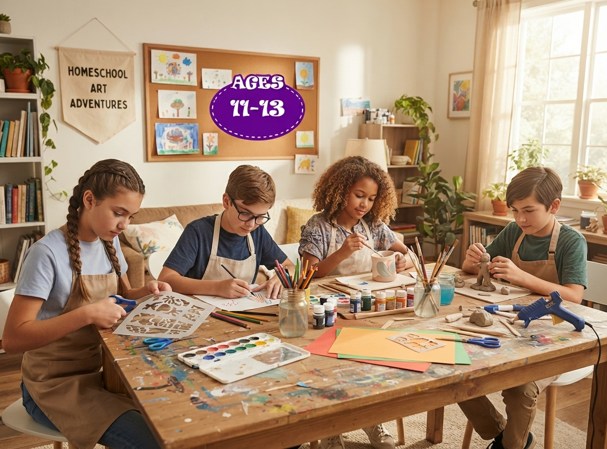 Homeschool Art Education AGES 11-13