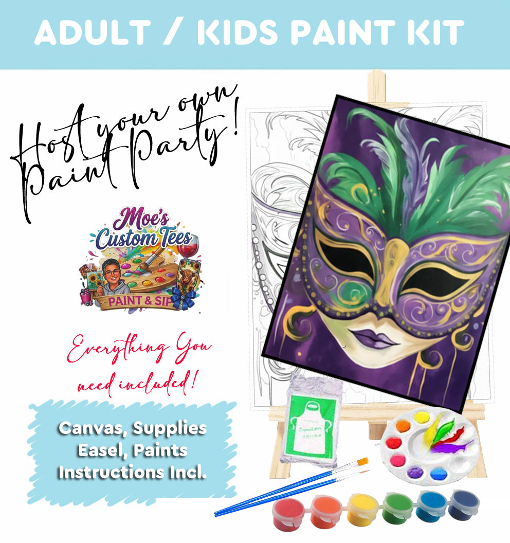 Mardi Gras Paint Kit