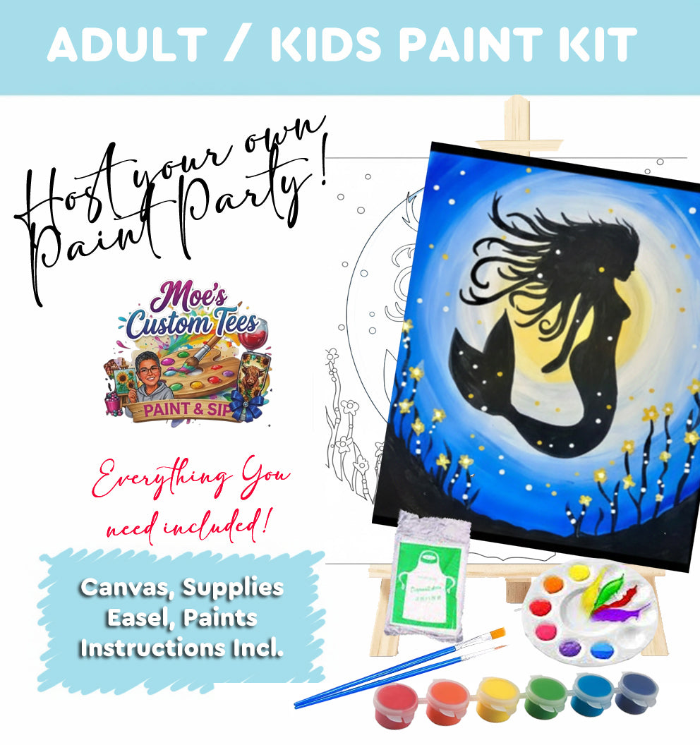 Mermaid Under The Sea Paint Kit