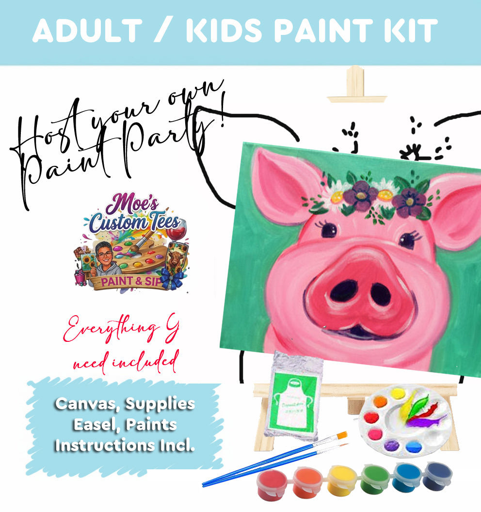 Pink Piggy Paint Kit
