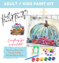 Pumpkin Flowers Paint Kit