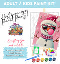 Snowman Bubble Gum Paint Kit