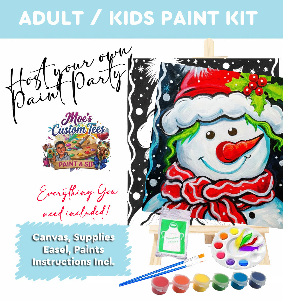 Snowman Wonderland Paint Kit