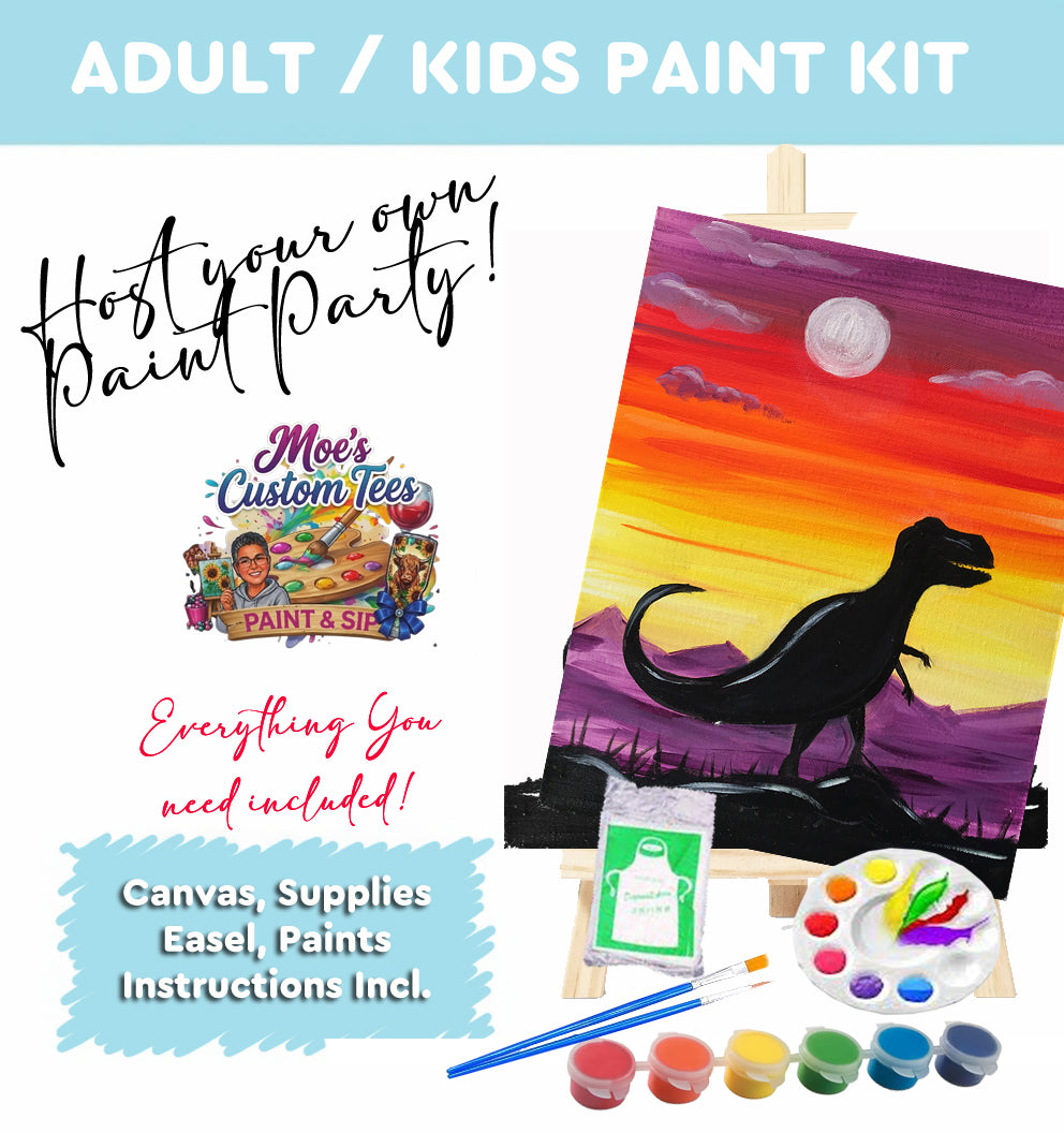 Cute T-Rex Paint Kit