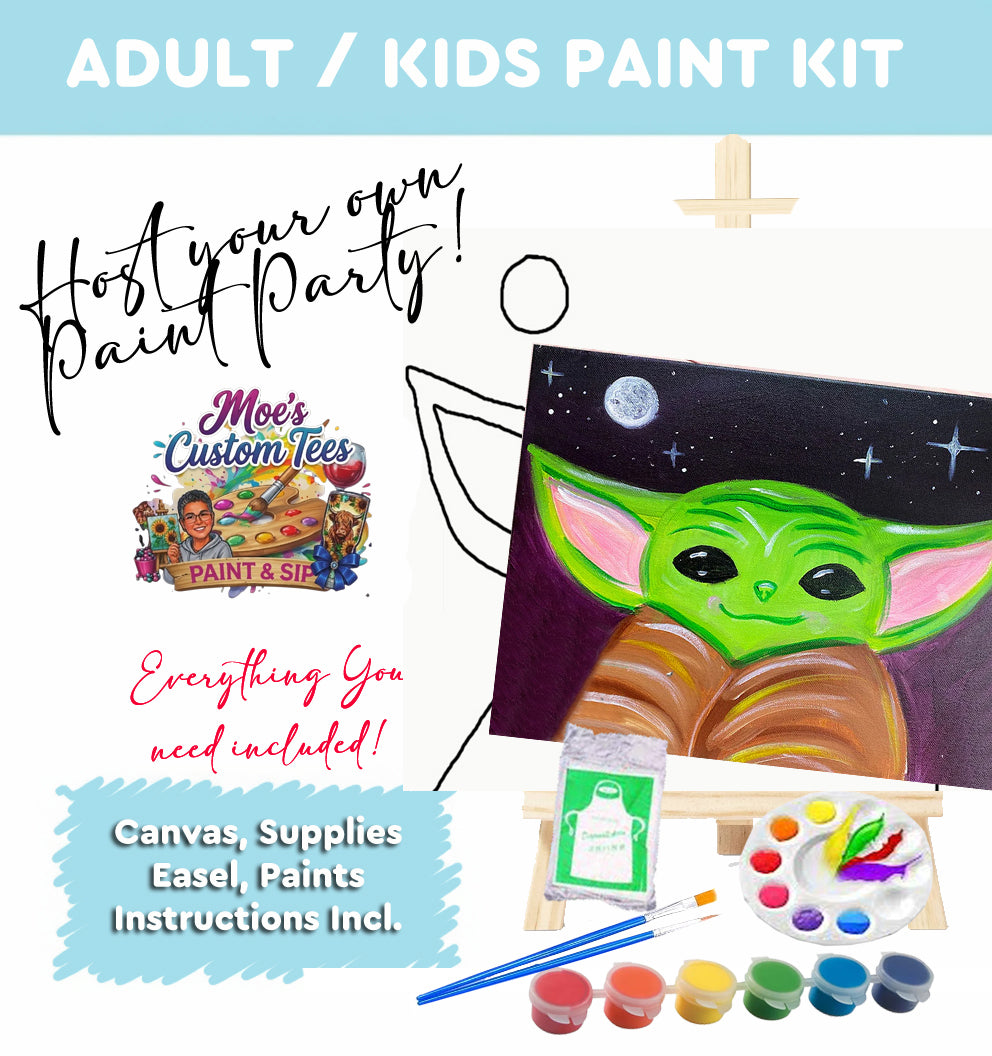 Baby Yoda Paint Kit